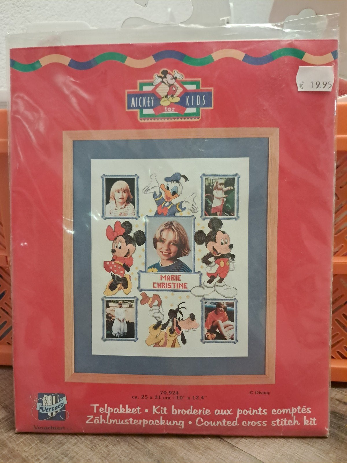 Mickey for Kids Telpakket - Disney Borduurpakket, Ophalen of Verzenden, Nieuw, Handborduren, Borduurpakket