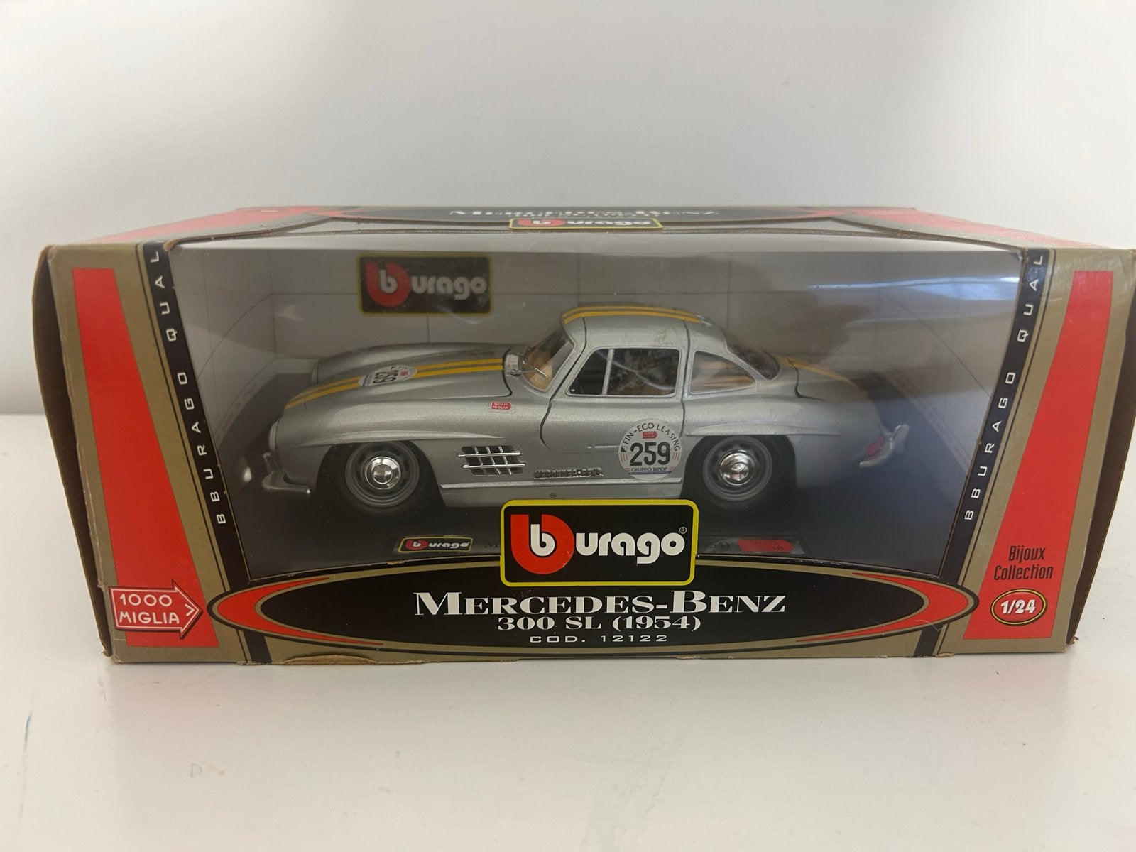 Burago Mercedes-Benz 300 SL (1954) - Bijoux Collection 1/24, Hobby en Vrije tijd, Modelauto's | 1:32, Ophalen of Verzenden, Nieuw
