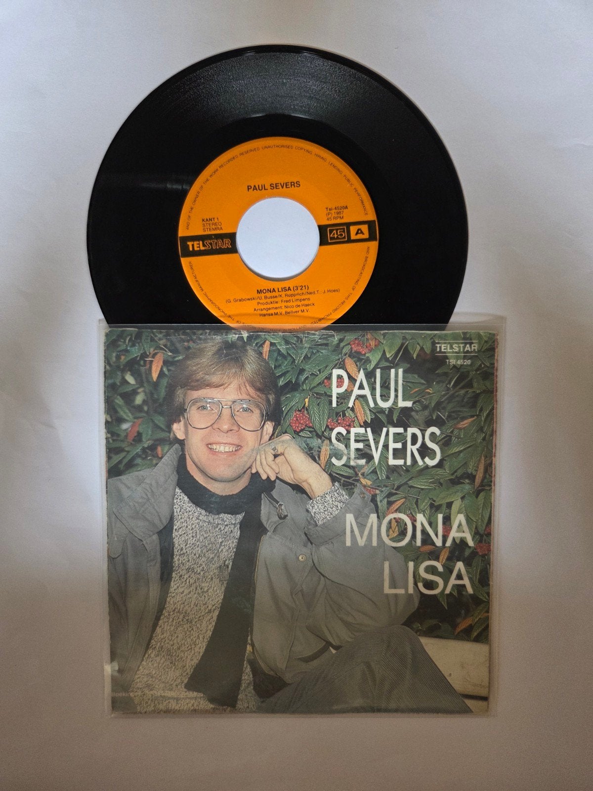 Paul Severs  - Mona Lisa, Ophalen of Verzenden, Gebruikt, Pop