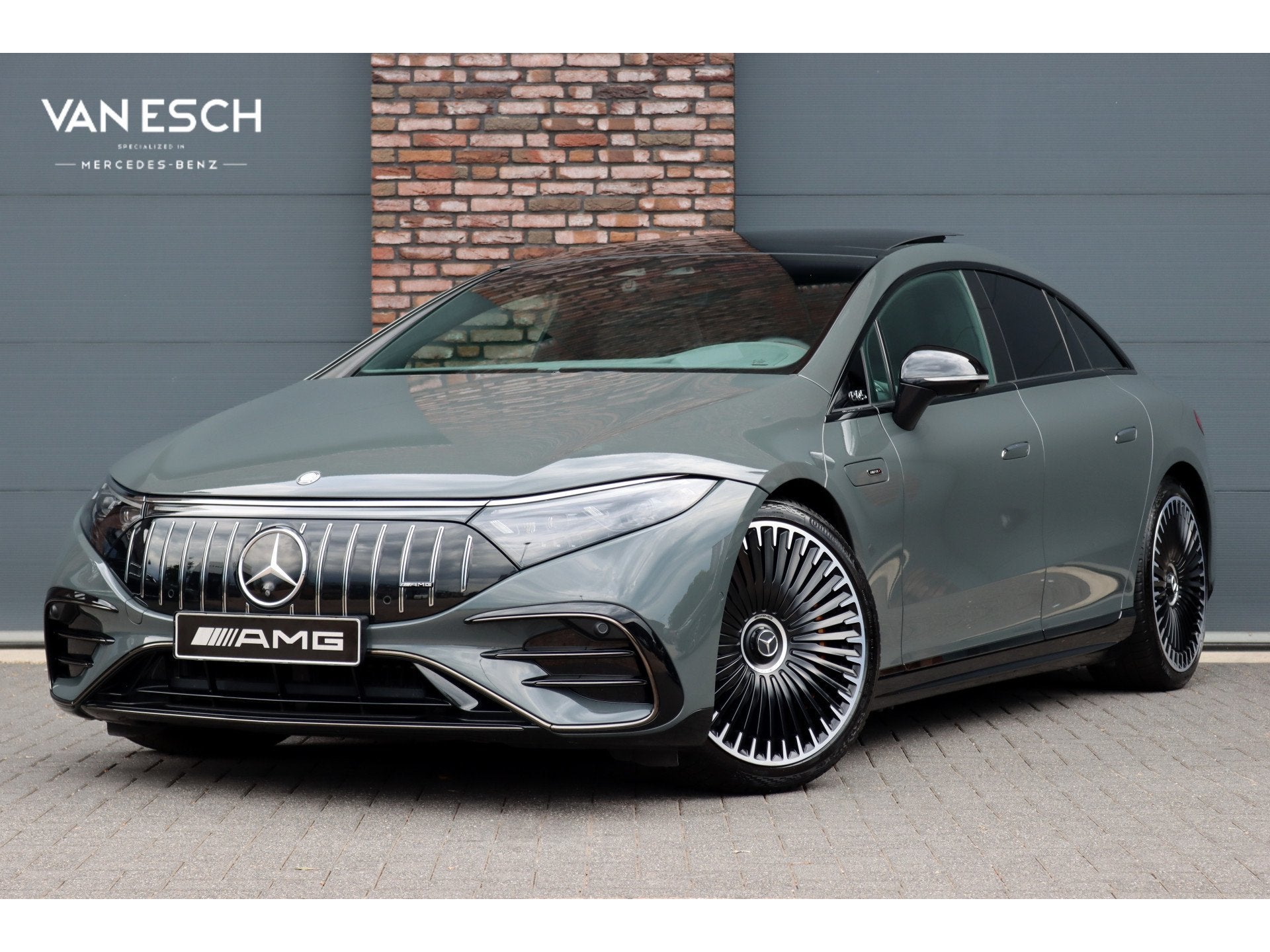 Mercedes-Benz EQS AMG 53 4MATIC+ 108 kWh | Manufaktur | Kera, Auto's, Dealer onderhouden, Achterwielaandrijving, Gebruikt, Zwart