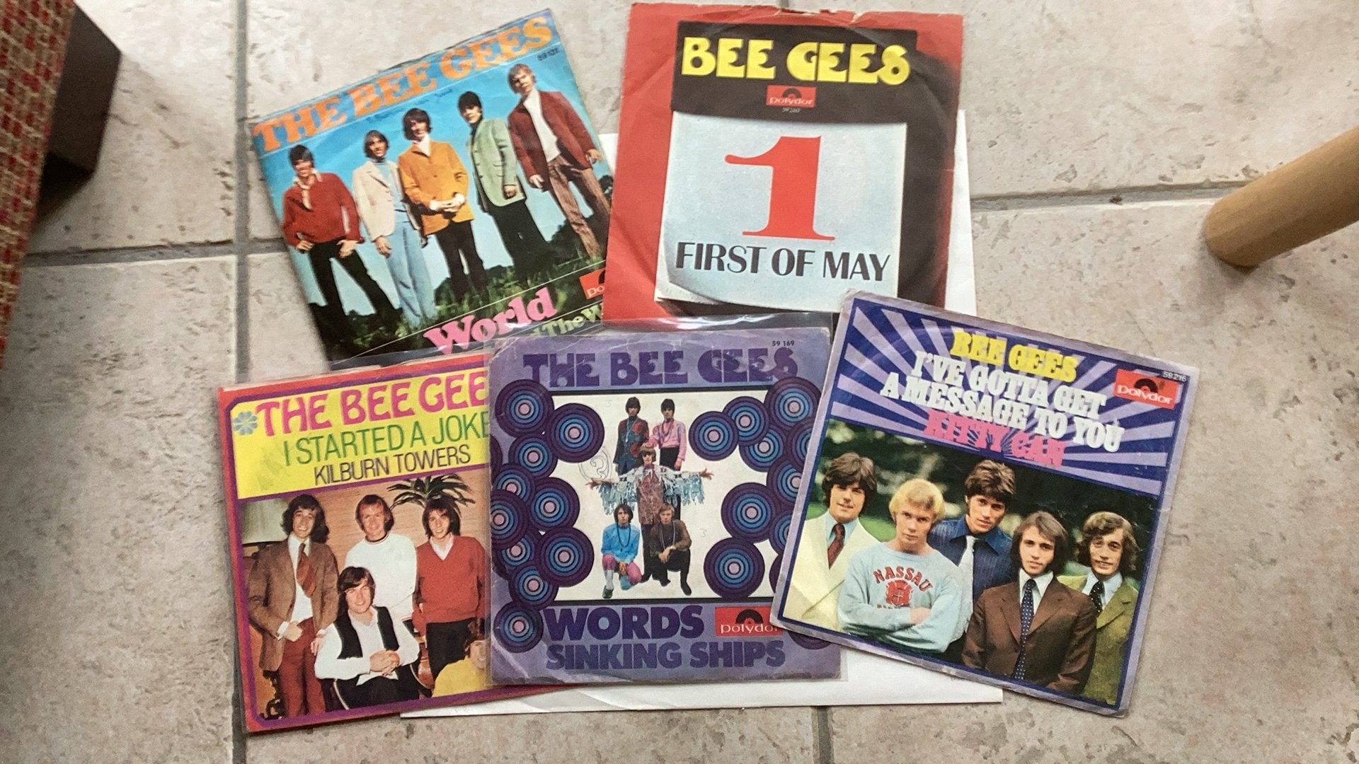 Singles The Bee Gees, Ophalen of Verzenden, Gebruikt, 7 inch, Pop