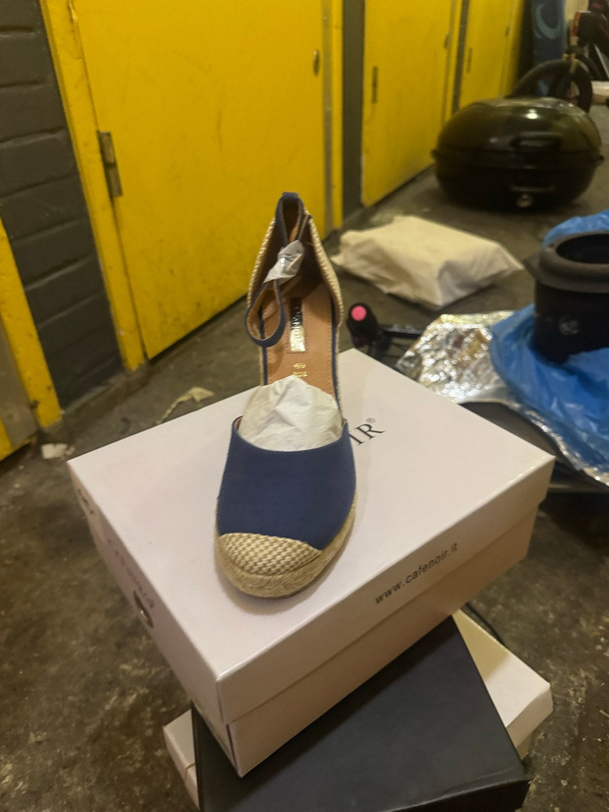 Nieuwe CaféNoir Sandalen - Maat 38, Ophalen of Verzenden, Nieuw, Blauw, Sandalen of Muiltjes