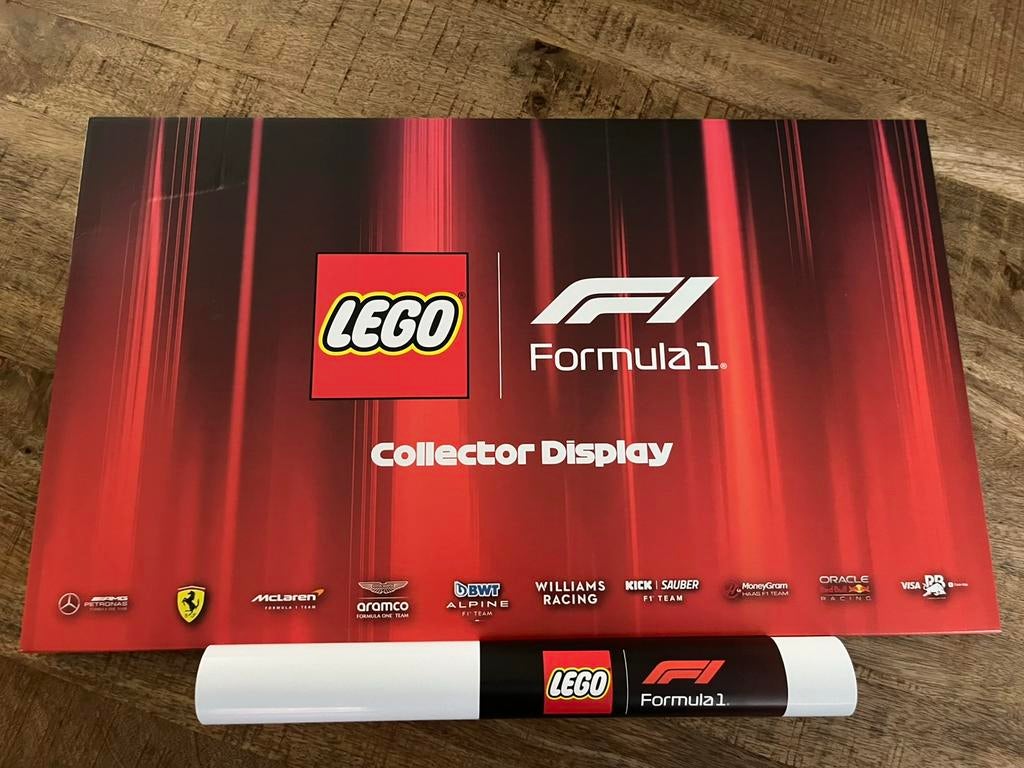 Lego Speed Champions Formula 1 Collector Display + F1 Poster, Ophalen, Nieuw, Complete set, Lego