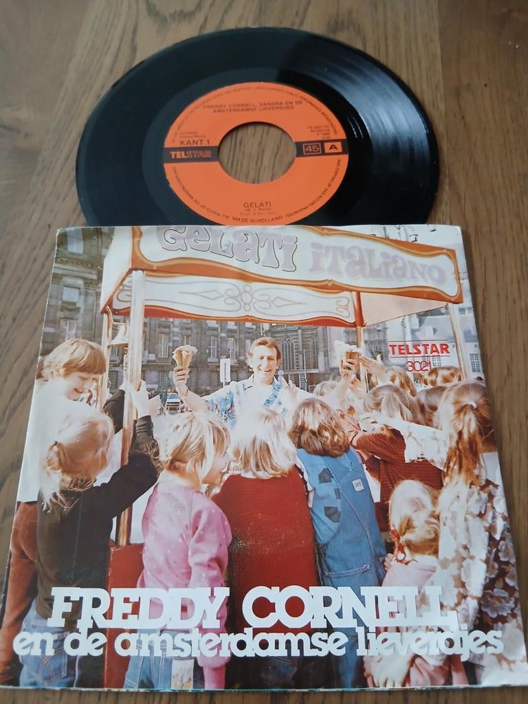 VINYL SINGLE      FREDDY CORNELL  1980, Ophalen of Verzenden, Zo goed als nieuw, Overige formaten, Levenslied of Smartlap