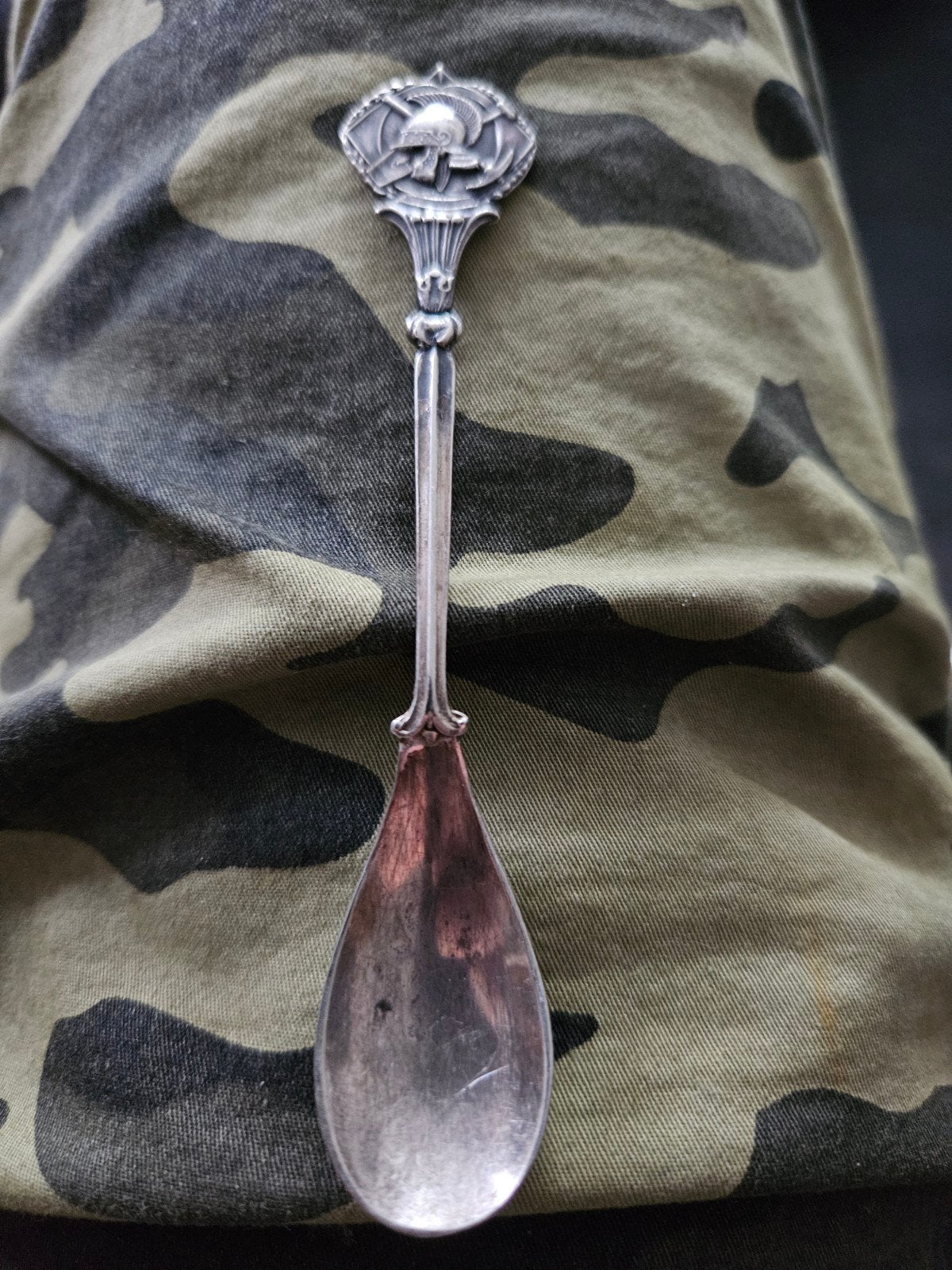 Oud lepeltje genie pontonniers, Ophalen of Verzenden, Landmacht, Nederland, Overige typen