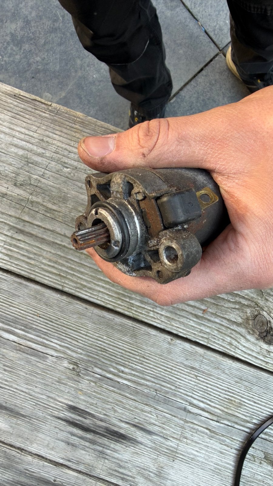 Startmotor Vespa Sprint 2V/4V/E4/E5 - Origineel 4V, Fietsen en Brommers, Brommeronderdelen | Scooters, Ophalen of Verzenden, Gebruikt