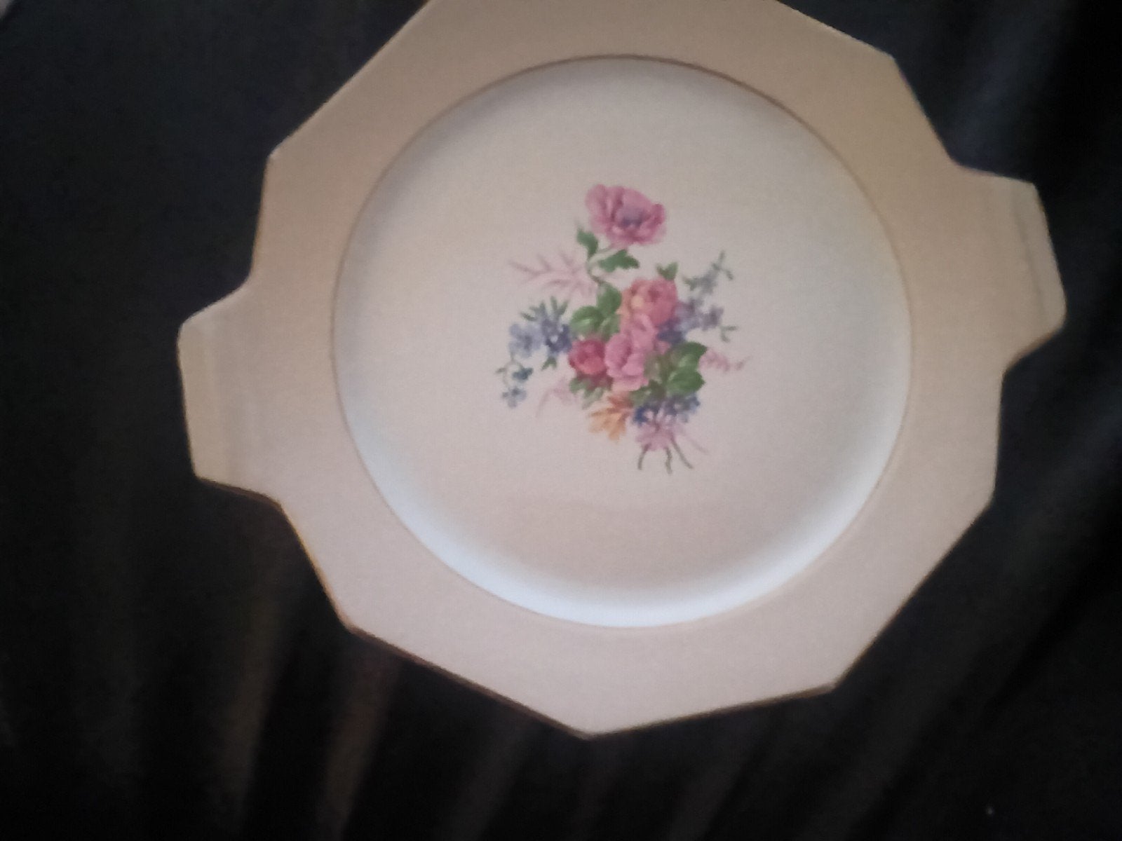 Antieke Connetable Sèvres Porseleinen Schaal met Bloemen, Antiek en Kunst, Ophalen of Verzenden
