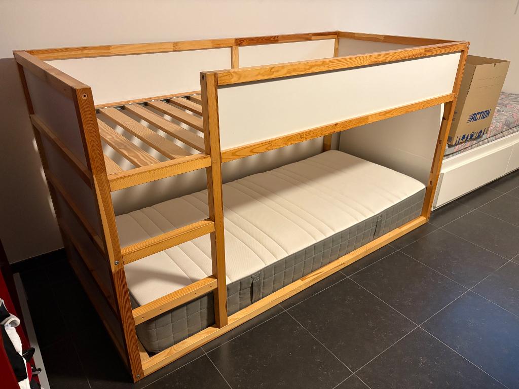 IKEA Kura omkeerbaar bed, Ophalen, Gebruikt, Eenpersoons, Wit