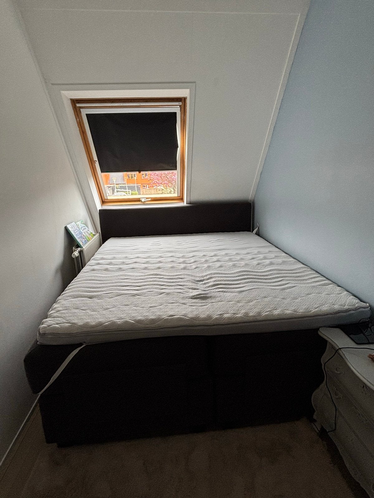 Boxspring (dubbele box) incl topper, 180x210 cm, Huis en Inrichting, Slaapkamer | Bedden, Ophalen, Gebruikt, Tweepersoons, 180 cm