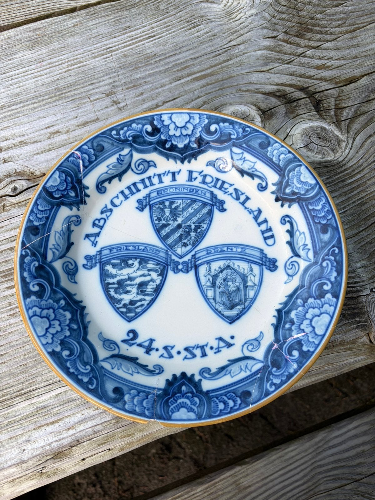 WW2 Kriegsmarine Bord - Friesland / Groningen / Drenthe, Verzamelen, Verzenden, Marine, Duitsland