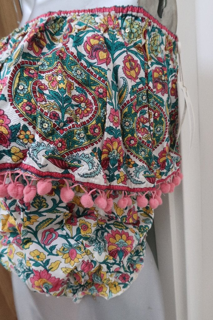 Miss June prachtige nwe Bohemian top S/M zie afmetingen, Overige kleuren, Miss June, Nieuw, Ophalen of Verzenden