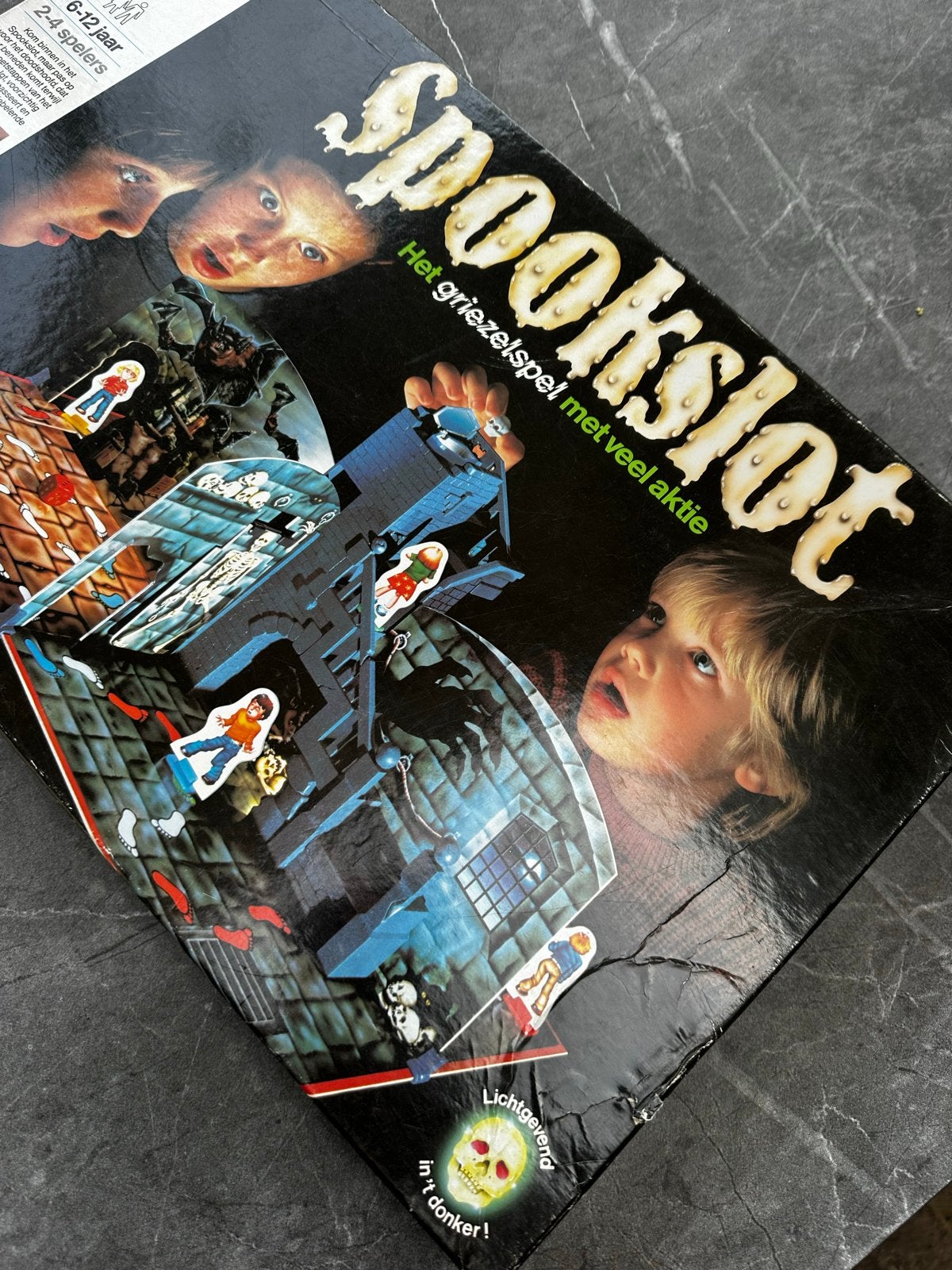 Spookslot - Het griezelspel uit de jaren '80 en ‘90 vintage, Drie of vier spelers, Ophalen of Verzenden, Gebruikt