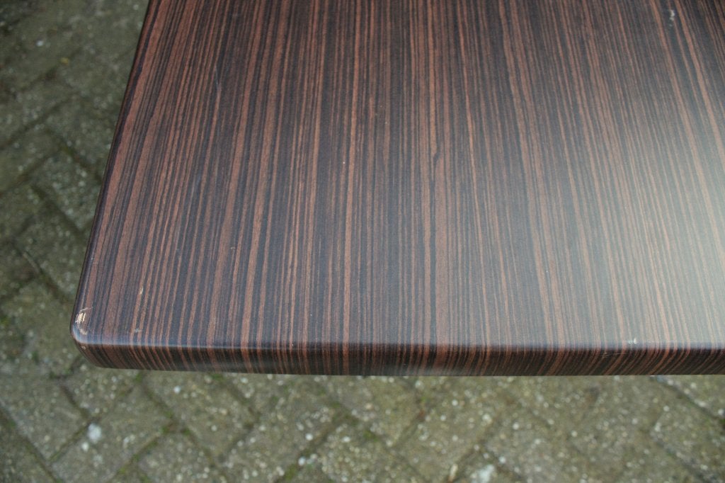 5 vierkante tuintafels terrastafel horeca terras 80 x 80 cm., Ophalen, Gebruikt