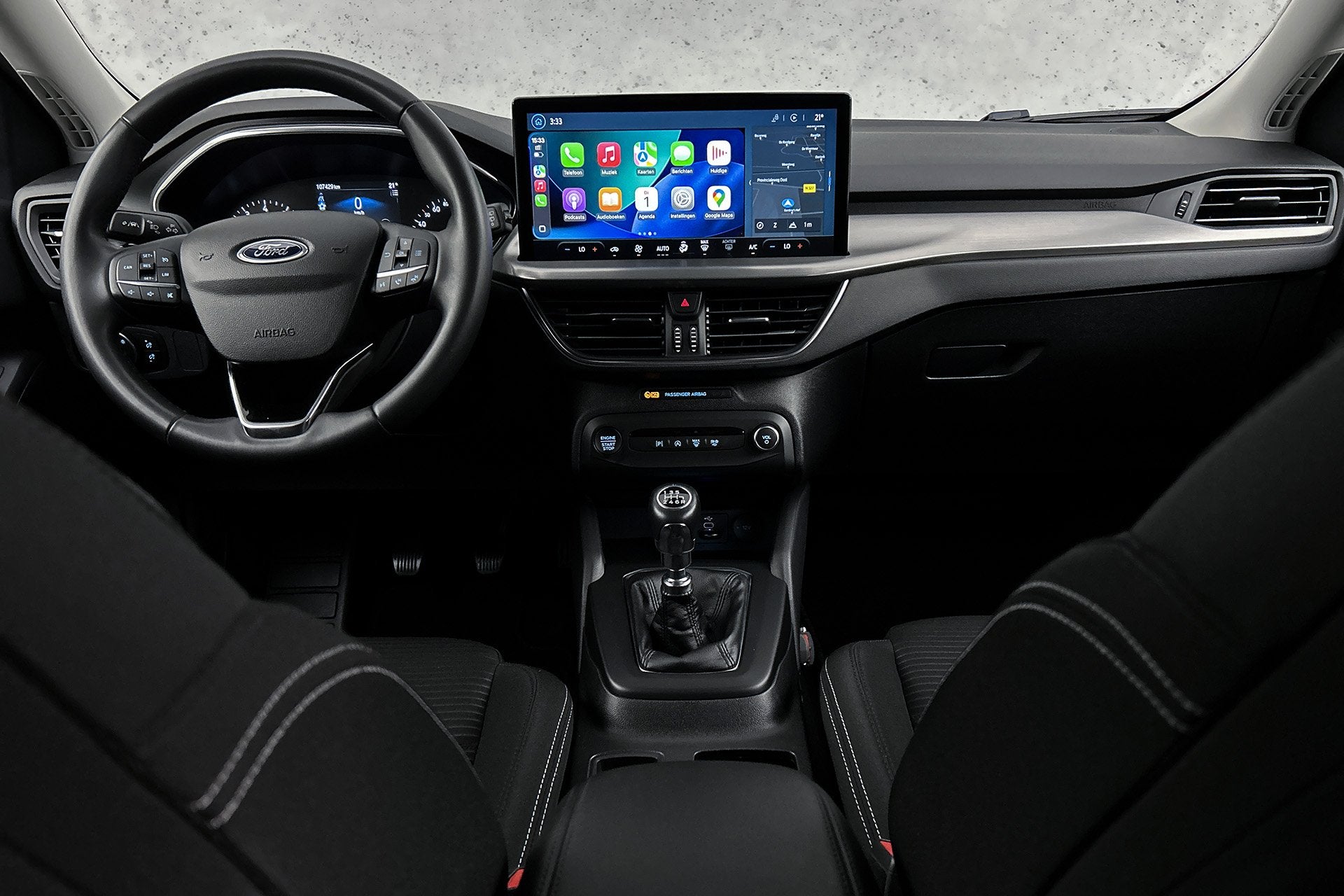 Ford FOCUS Wagon 1.0 EcoBoost Hybrid Titanium | Cruise contr, Auto's, Stof, Gebruikt, Origineel Nederlands, Handgeschakeld