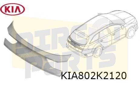 Kia Ceed (Sportswagon) achterklep paneel onder (7/18-10/21), Kia, -, Nieuw, Ophalen of Verzenden