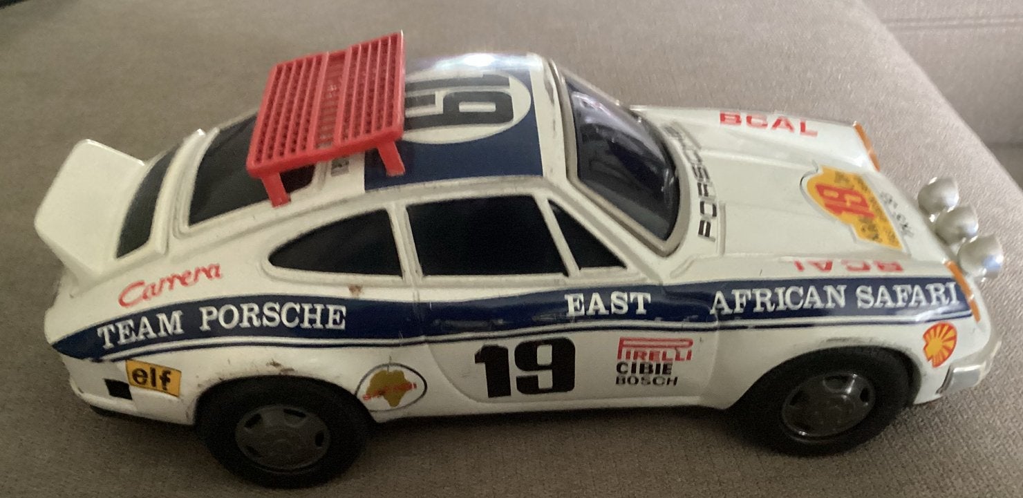 blikken Alps Porsche 911 Carrera East African Safari Rallye, Ophalen