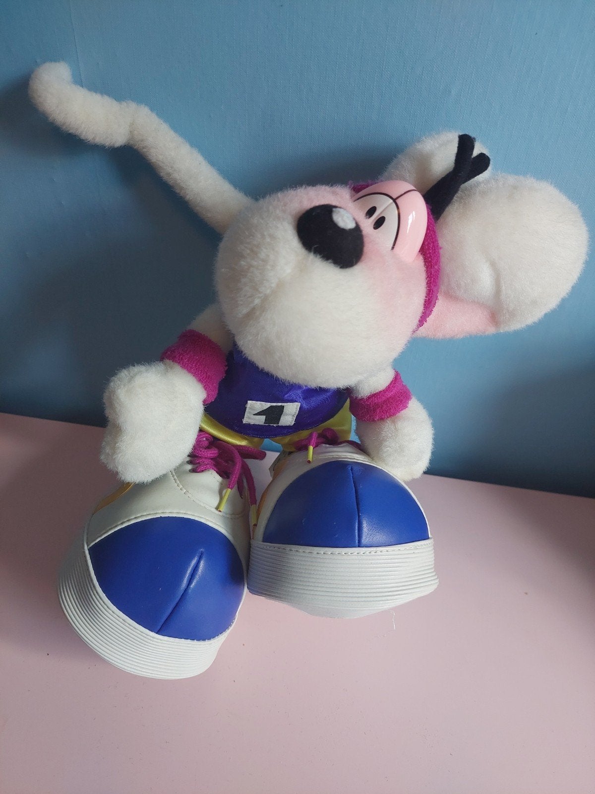 Diddl knuffel - Zeldzame Diddl in sportoutfit, Ophalen, Diddl, Gebruikt, Knuffel
