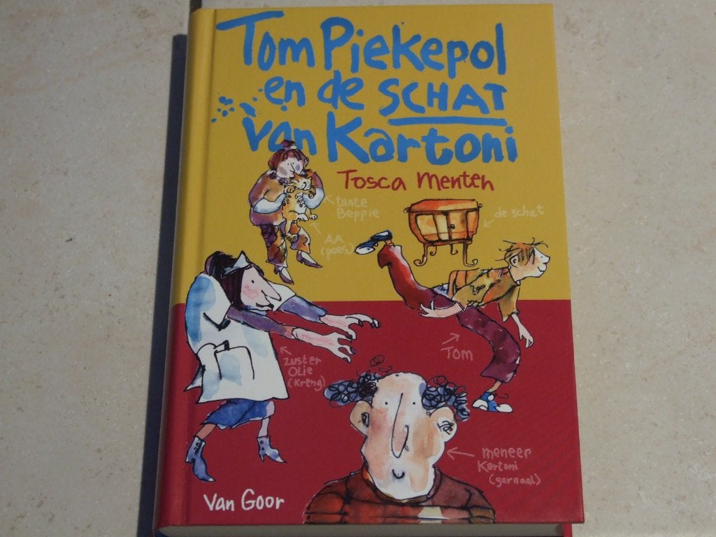 Tom Piekepol en de schat van Kartoni / Tosca Menten   , Ophalen of Verzenden, Zo goed als nieuw