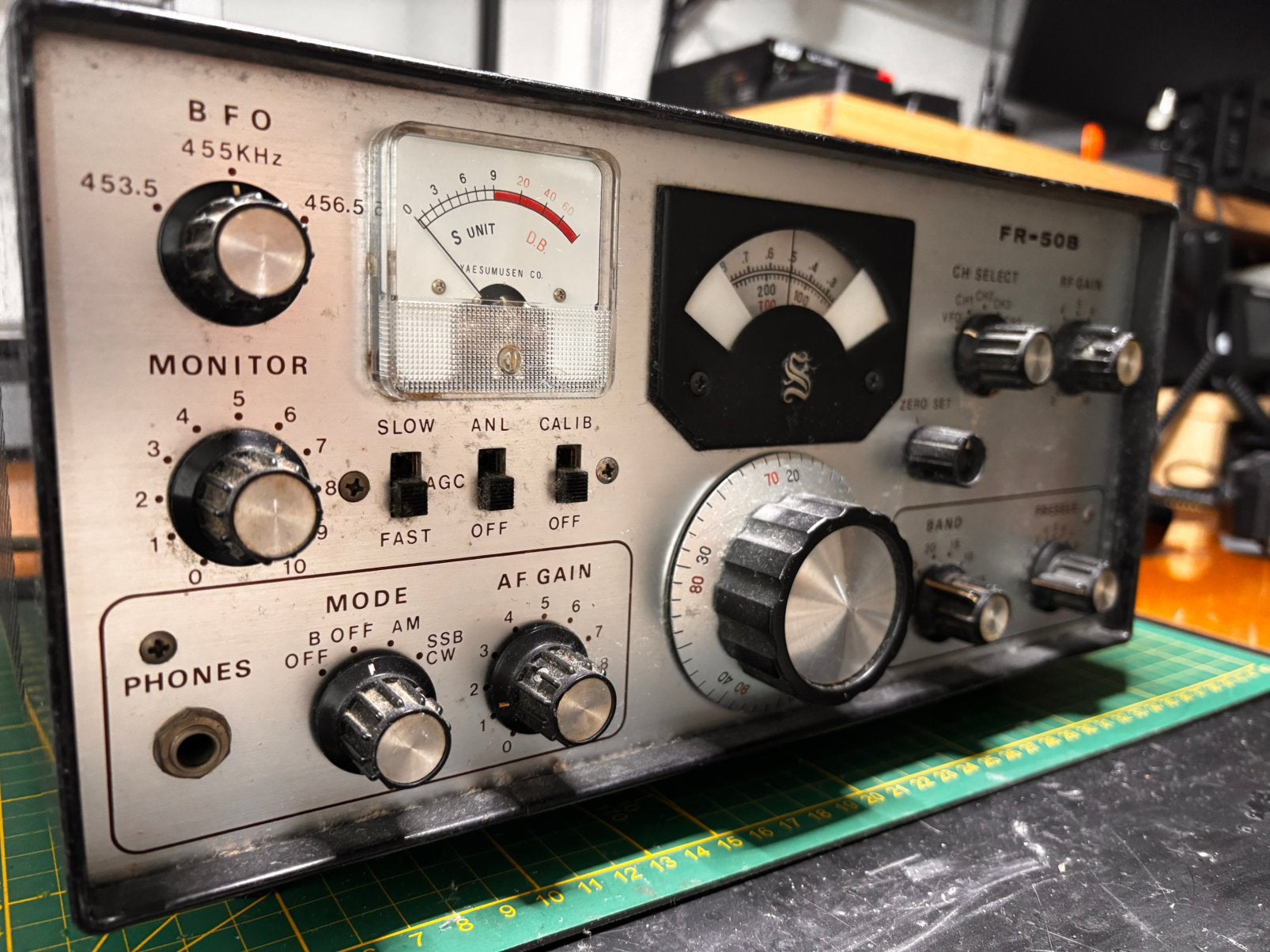 Sommerkamp FR-50B HF receiver - restauratie project (Yaesu), Ophalen, Niet werkend, Ontvanger