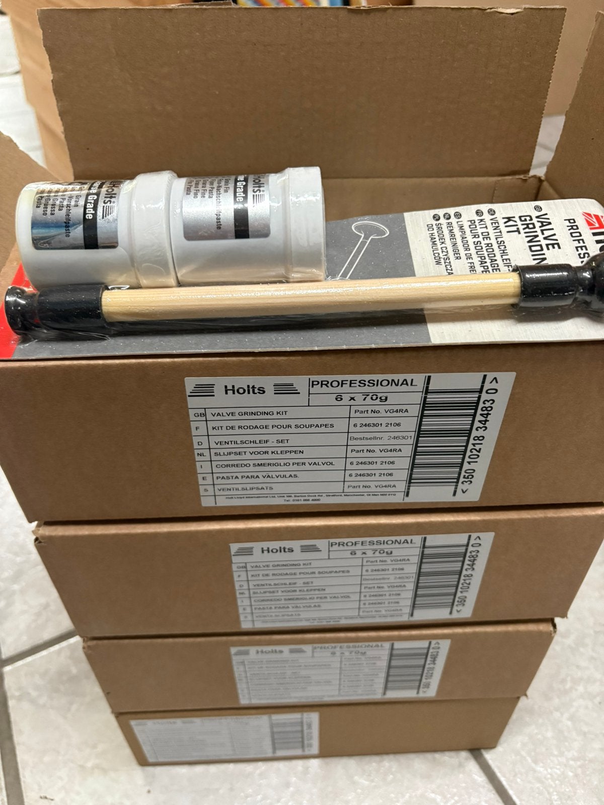 partij Holts Slijpset voor kleppen 42gr + 28gr 24 stuks, Ophalen of Verzenden, Nieuw