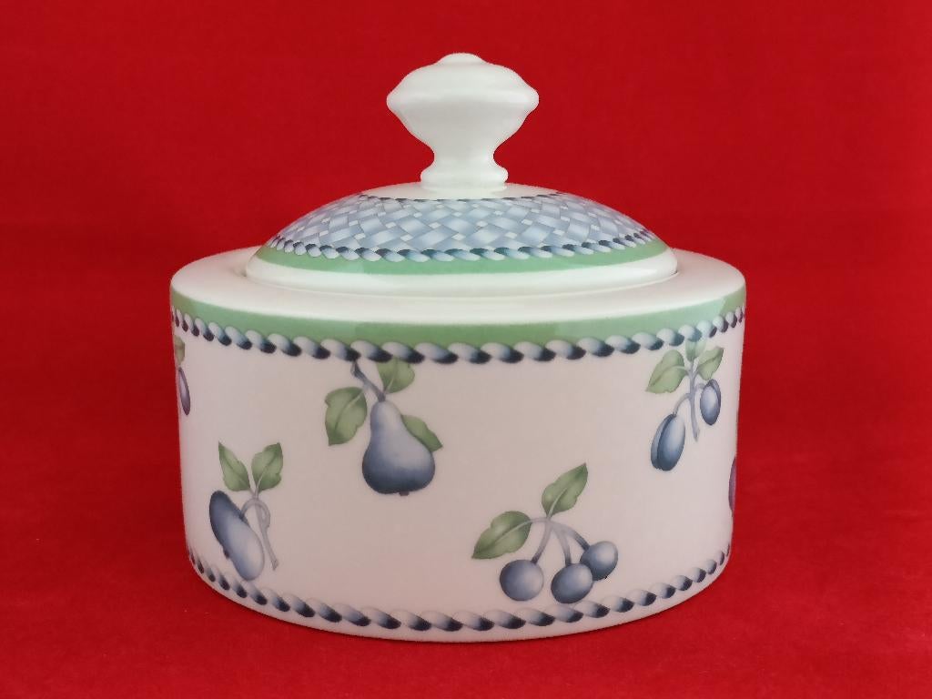 Villeroy & Boch Provence - ronde suikerpot, Overige typen, Ophalen of Verzenden, Zo goed als nieuw, Overige stijlen