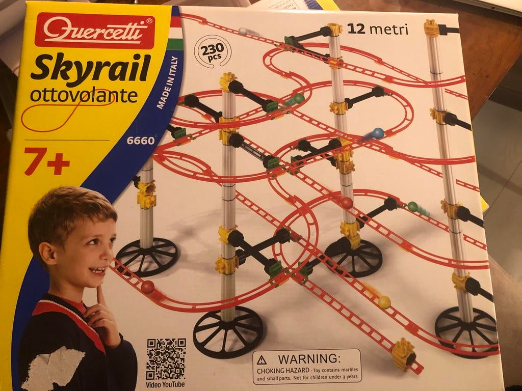Quercetti Skyrail Roller Coaster - Compleet!, Ophalen of Verzenden, Zo goed als nieuw, Overige merken