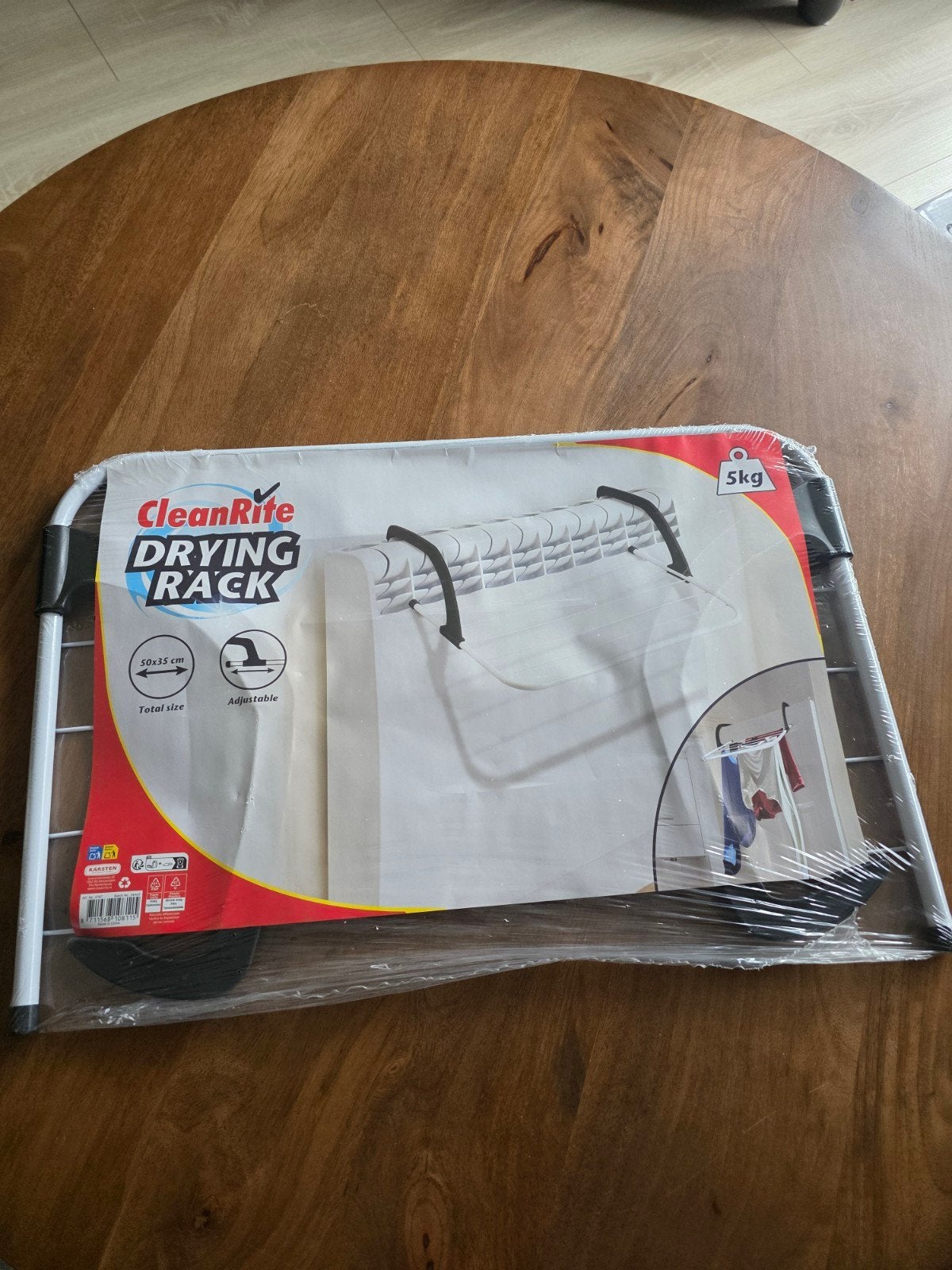 CleanRite Droogrek - Nieuw en Verstelbaar, Ophalen, Nieuw