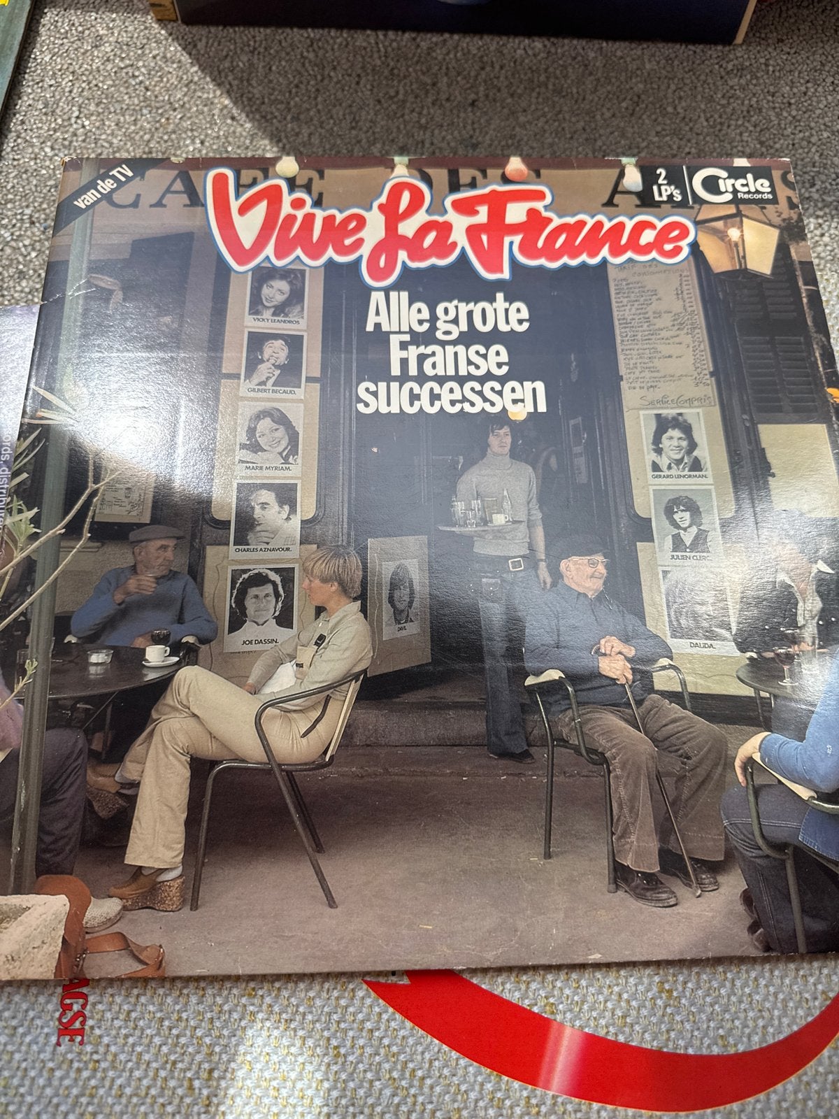 Vive La France - Alle Grote Franse Successen (2 LP's), Gebruikt, Pop, Ophalen of Verzenden, 12 inch