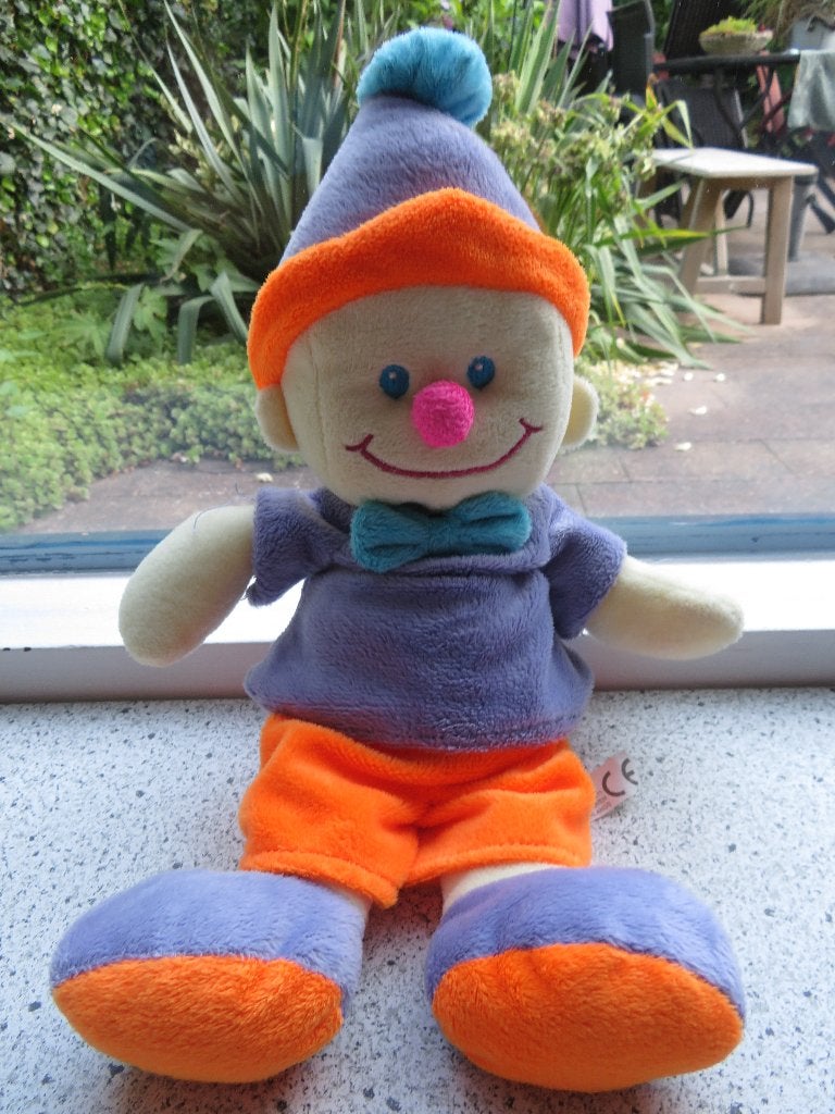 Clown clowntje pip vrolijk gekleurd merk Toi Toys, Overige typen, Ophalen of Verzenden, Zo goed als nieuw, Middelgroot (20 tot 80 cm)