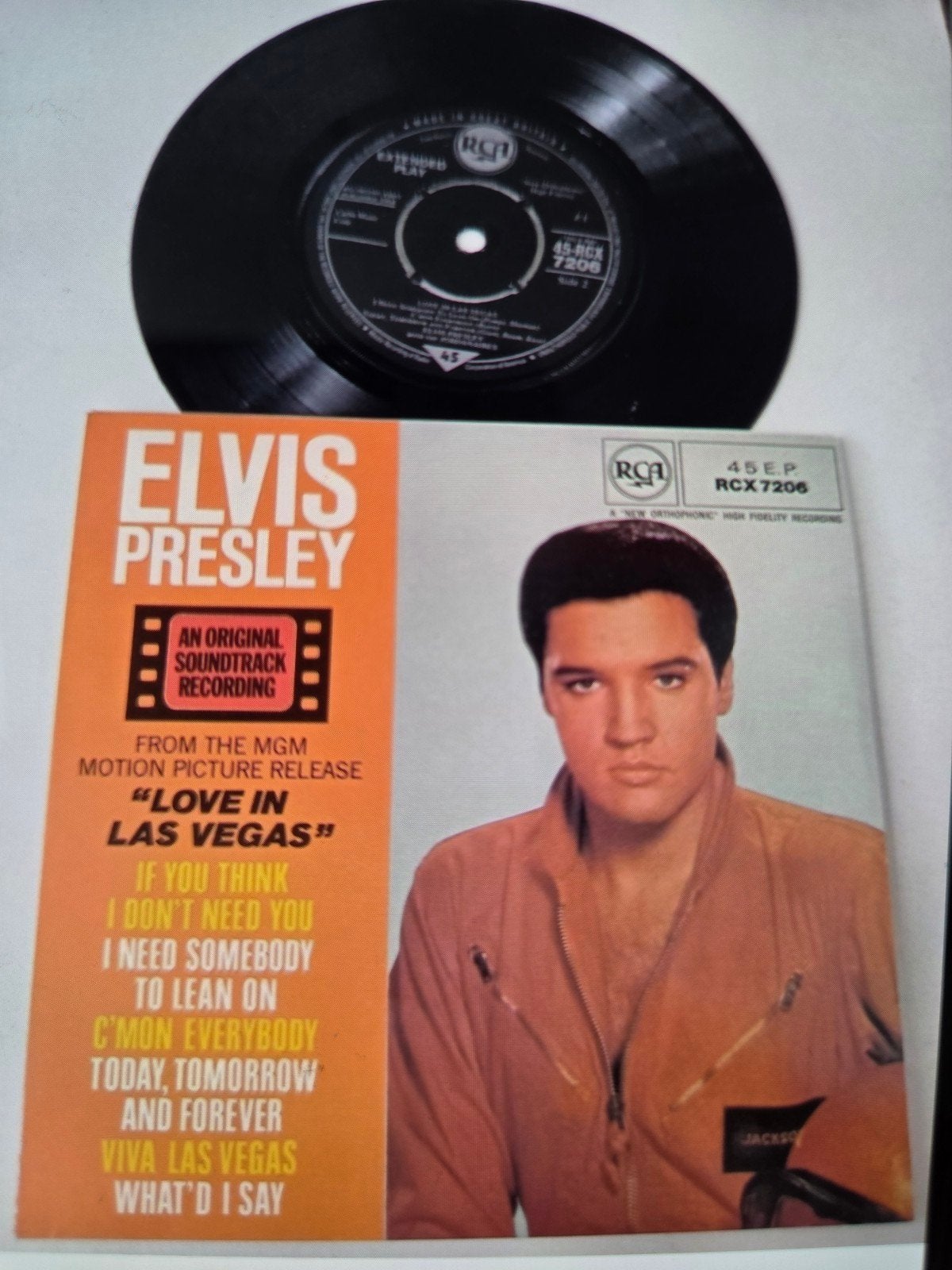 Elvis Presley - Love in Las Vegas EP (RCX 7206), Cd's en Dvd's, Gebruikt, 7 inch, Pop, EP