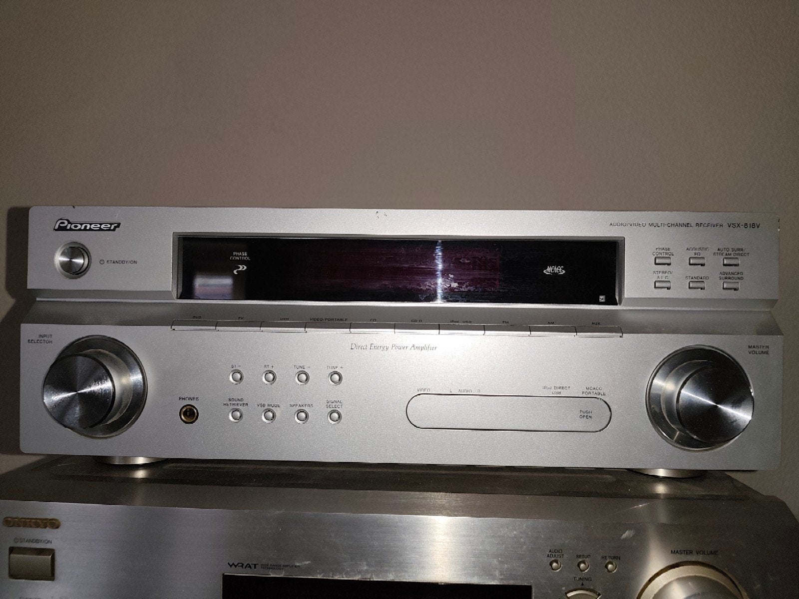 Onkyo TX-SR601E en Pioneer VSX-D510 AV Receivers, Ophalen of Verzenden