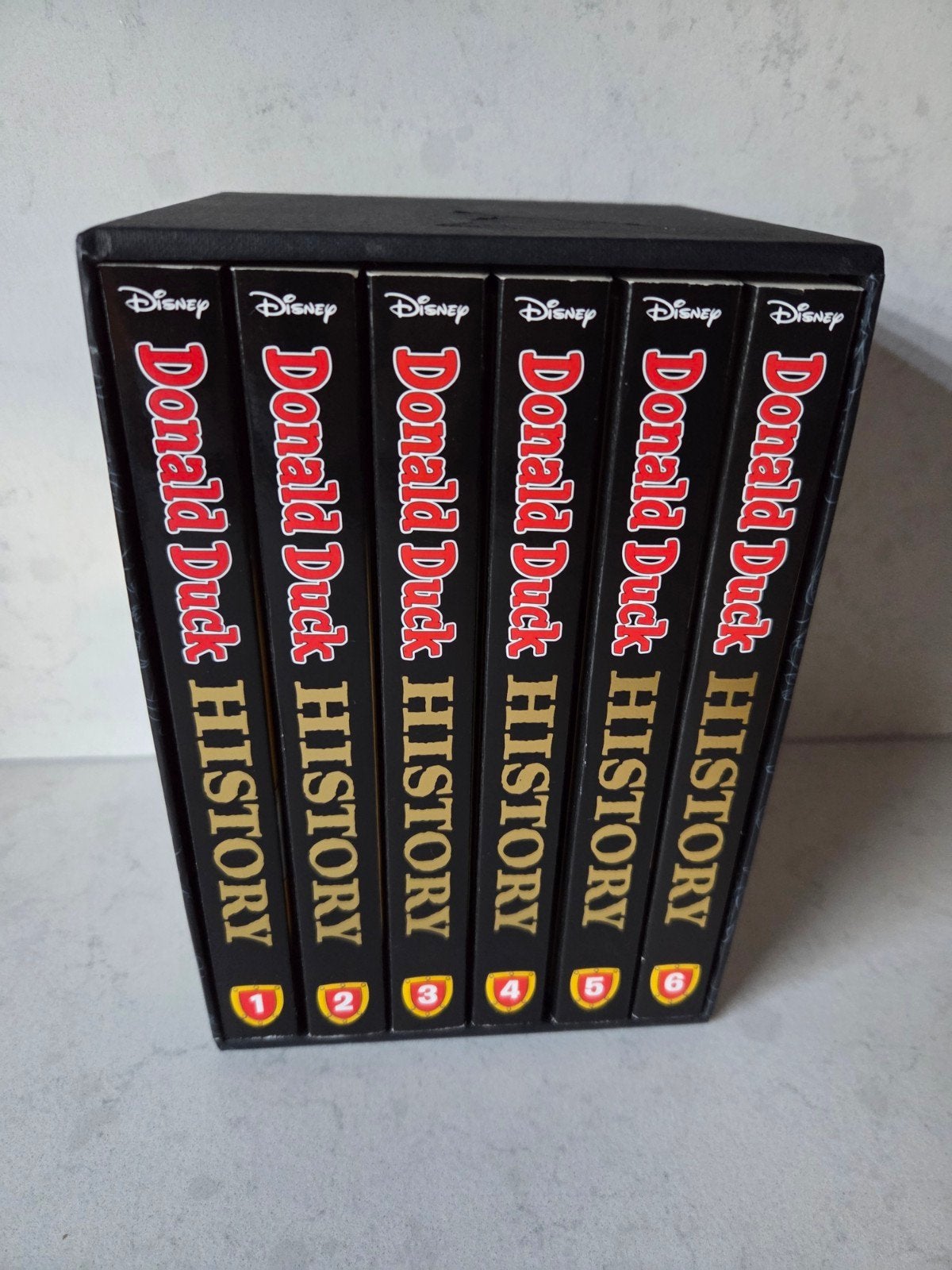 Donald Duck boxset - History pockets 1 tm 6, Boeken, Meerdere stripboeken, Ophalen of Verzenden, Zo goed als nieuw