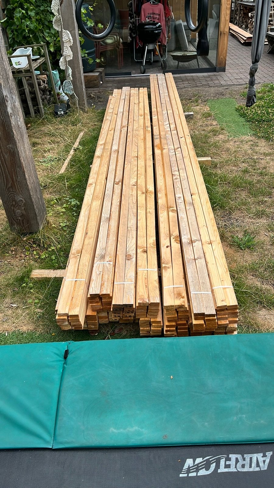 Panlatten - Diverse lengtes, Ophalen, Gebruikt, Balk, Vuren