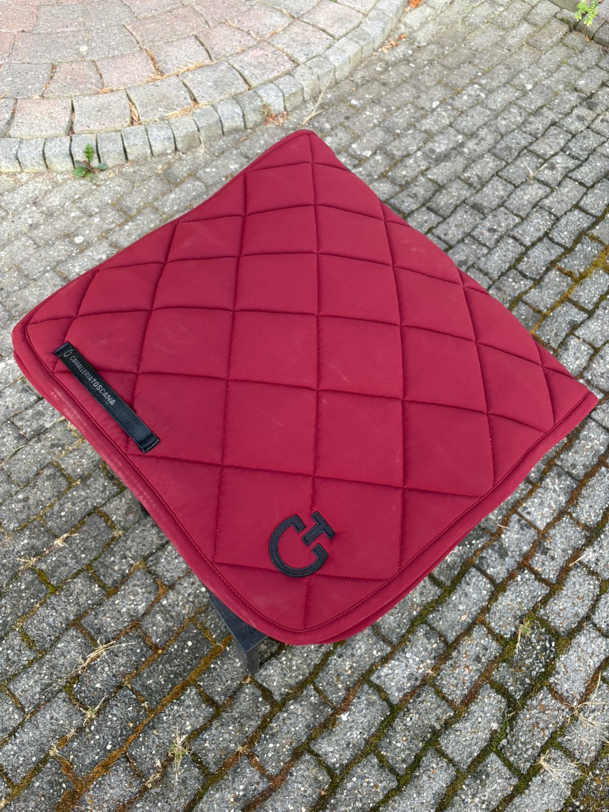 Cavalleria Toscana dressuurdekje bordeaux Full, Full (L), Katoen, Rood, Ophalen of Verzenden