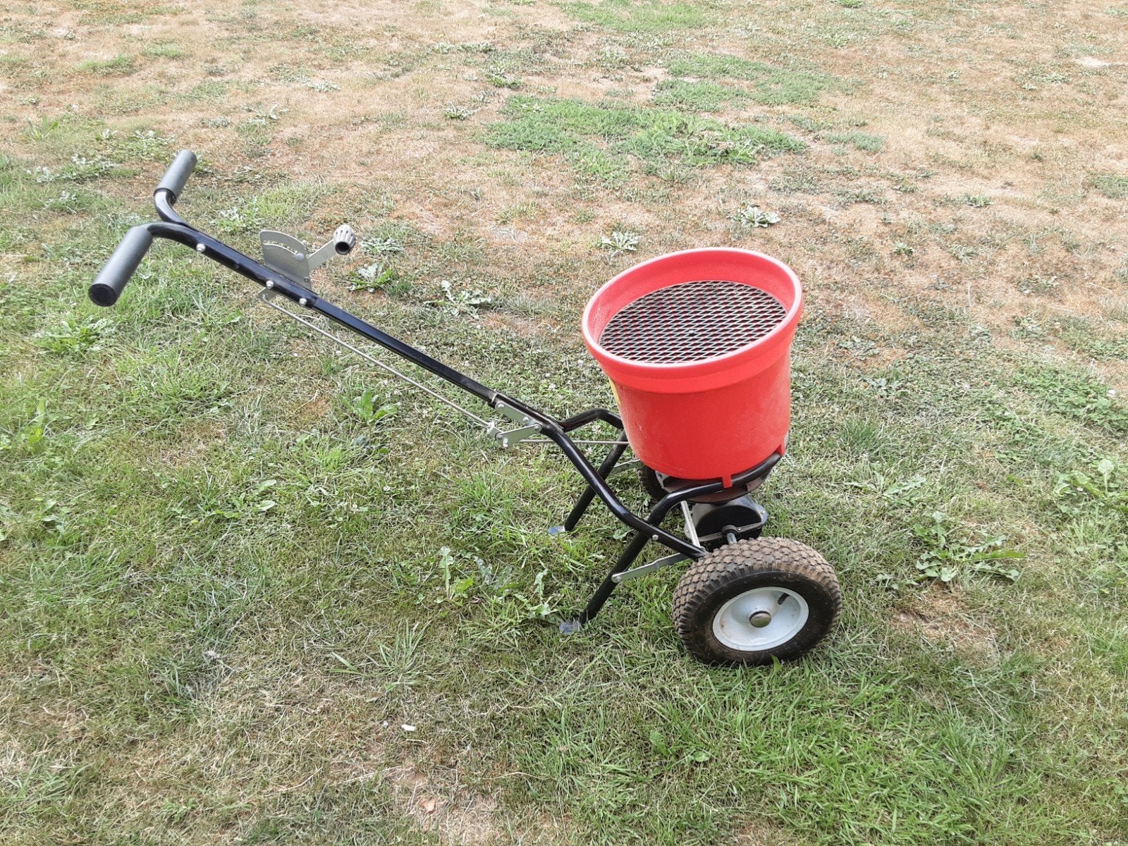 Handmatige strooier voor zaad of mest, Tuin en Terras, Ophalen