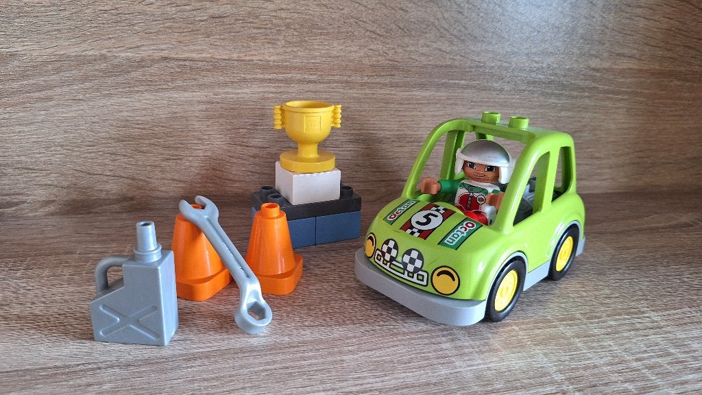 Duplo racewagen, Ophalen of Verzenden, Zo goed als nieuw, Duplo