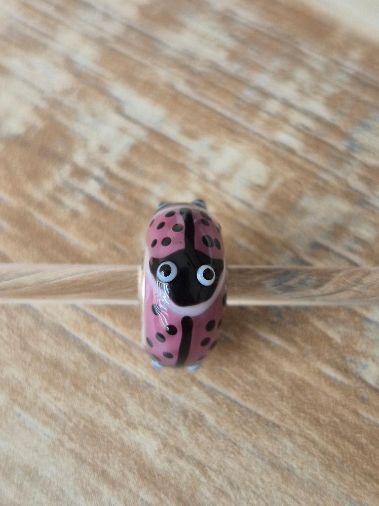 Trollbeads Uniek Ladybug CC, Glas of Kristal, Nieuw, Ophalen of Verzenden, Trollbeads