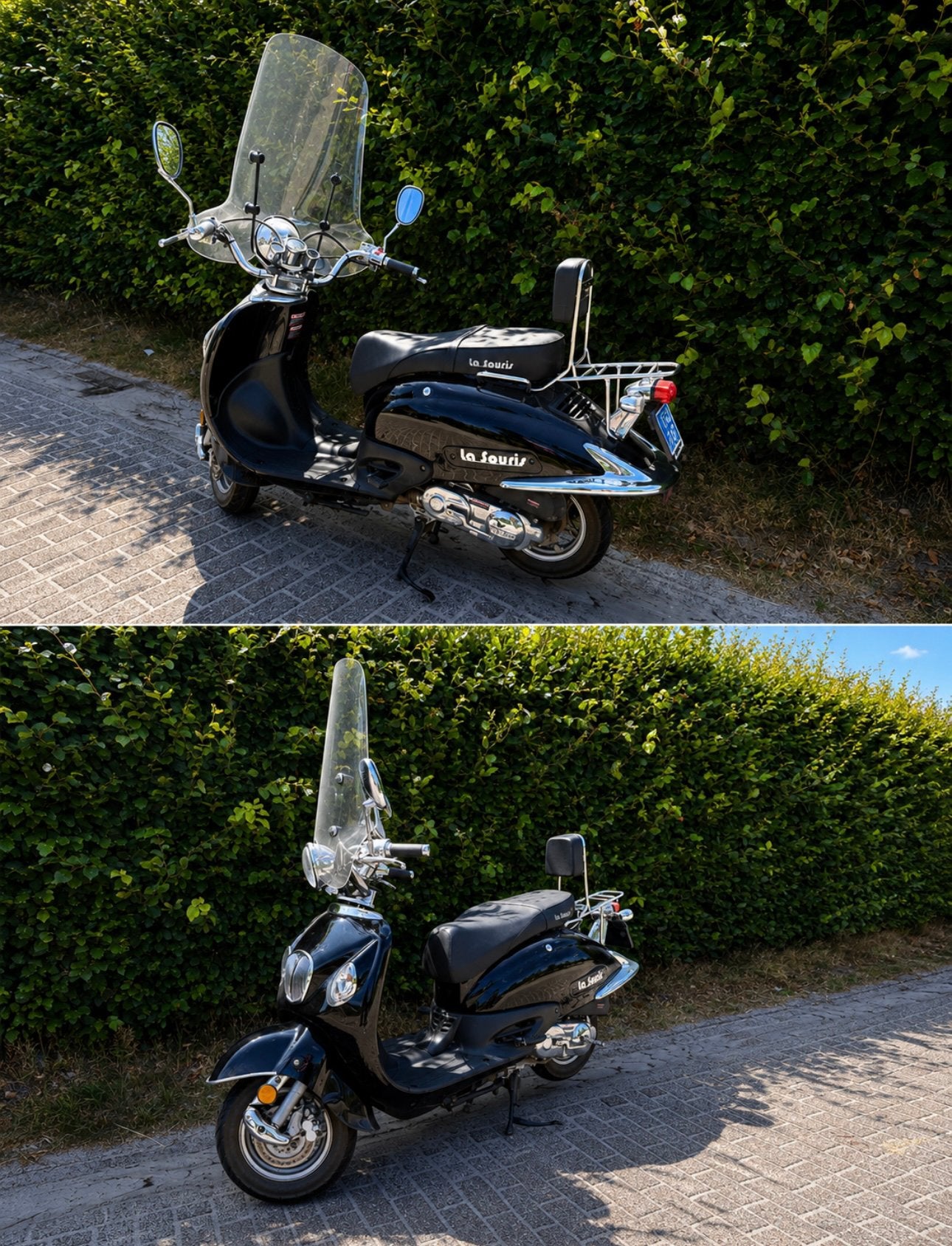 La souris snorscooter, Ophalen, Zo goed als nieuw, Benzine