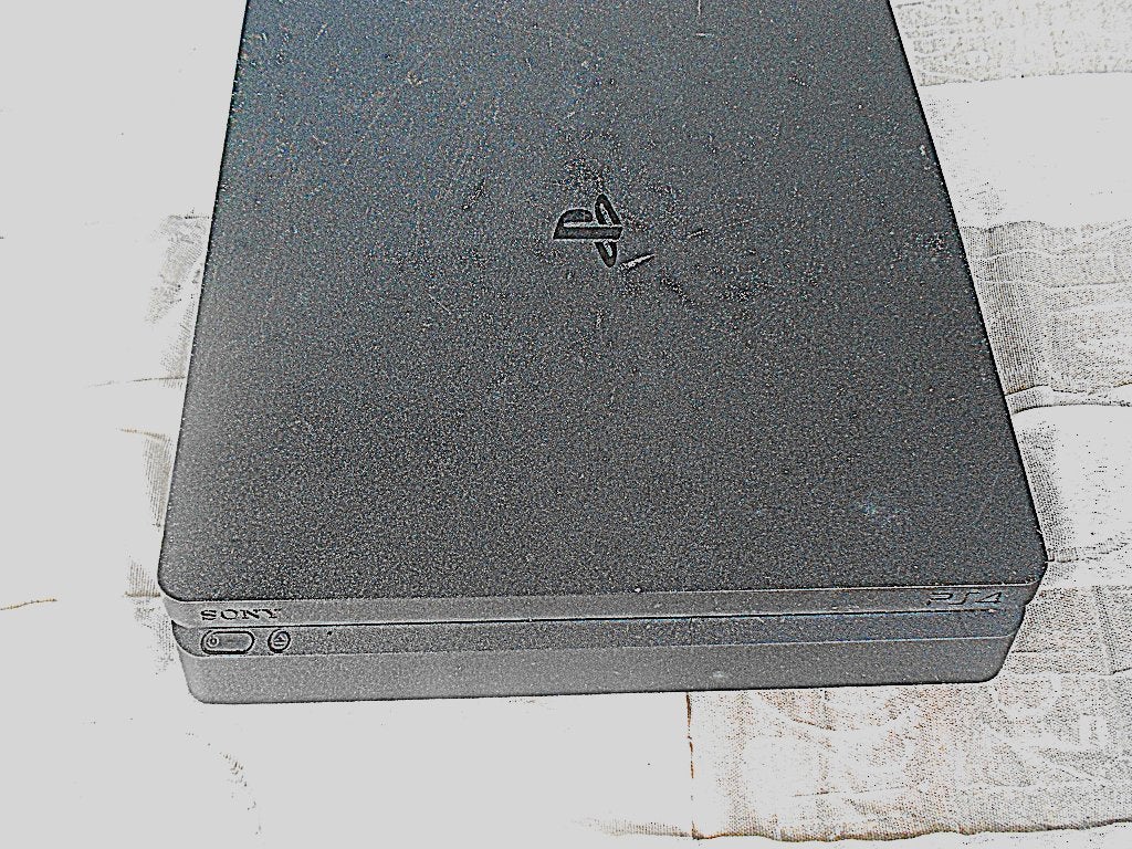 Playstation 4 slim 1tb m/2 spellen, 1 controller, headset,, Spelcomputers en Games, Ophalen, Gebruikt, 1 TB, Met 1 controller
