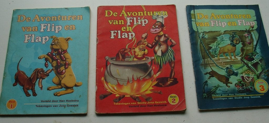 De avonturen van Flip en Flap deel 1,2 en 3, Ophalen of Verzenden, Zo goed als nieuw, Sprookjes