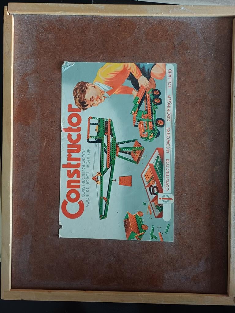 Vintage Constructor Mecano Bouwdoos - Jafaworks Groningen, Ophalen of Verzenden, Gebruikt, Overige merken