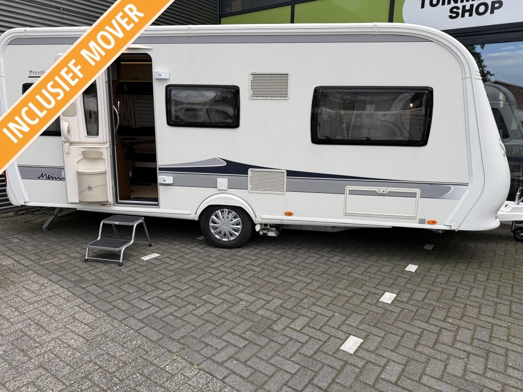 HOBBY PRESTIGE 495 UL APARTE BEDDEN RONDZIT MOVER VOORTENT, Caravans en Kamperen, Rondzit, Hobby, Bedrijf, Schokbreker