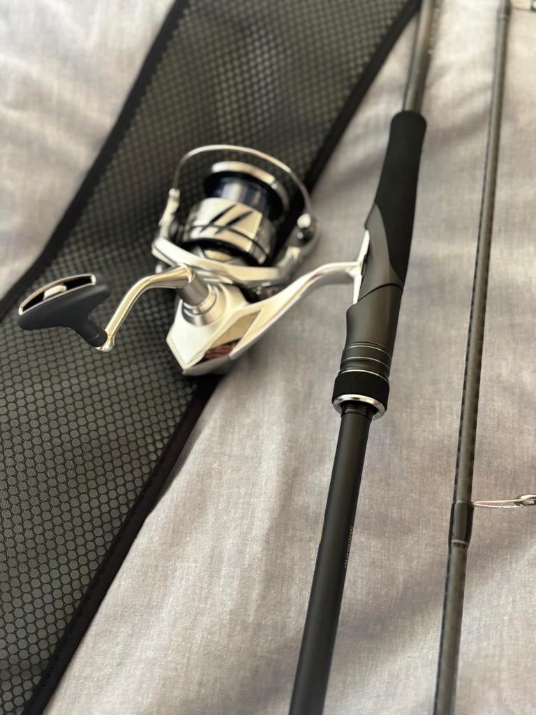 Shimano dialuna + stradic 4000, Ophalen of Verzenden, Nieuw, Molen
