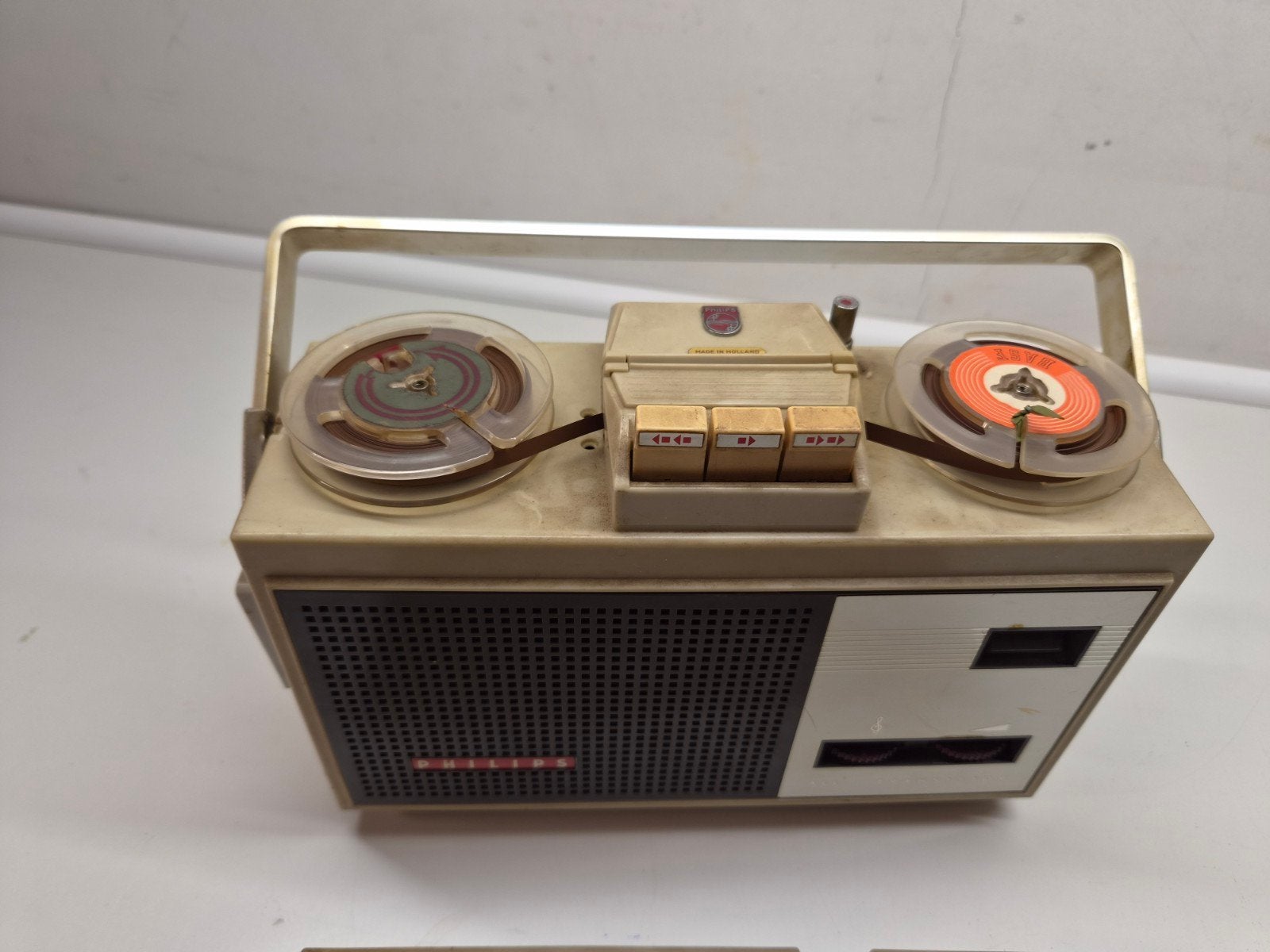 jaren 60 Philips EL3586 mono bandrecorder, Ophalen of Verzenden, Bandrecorder
