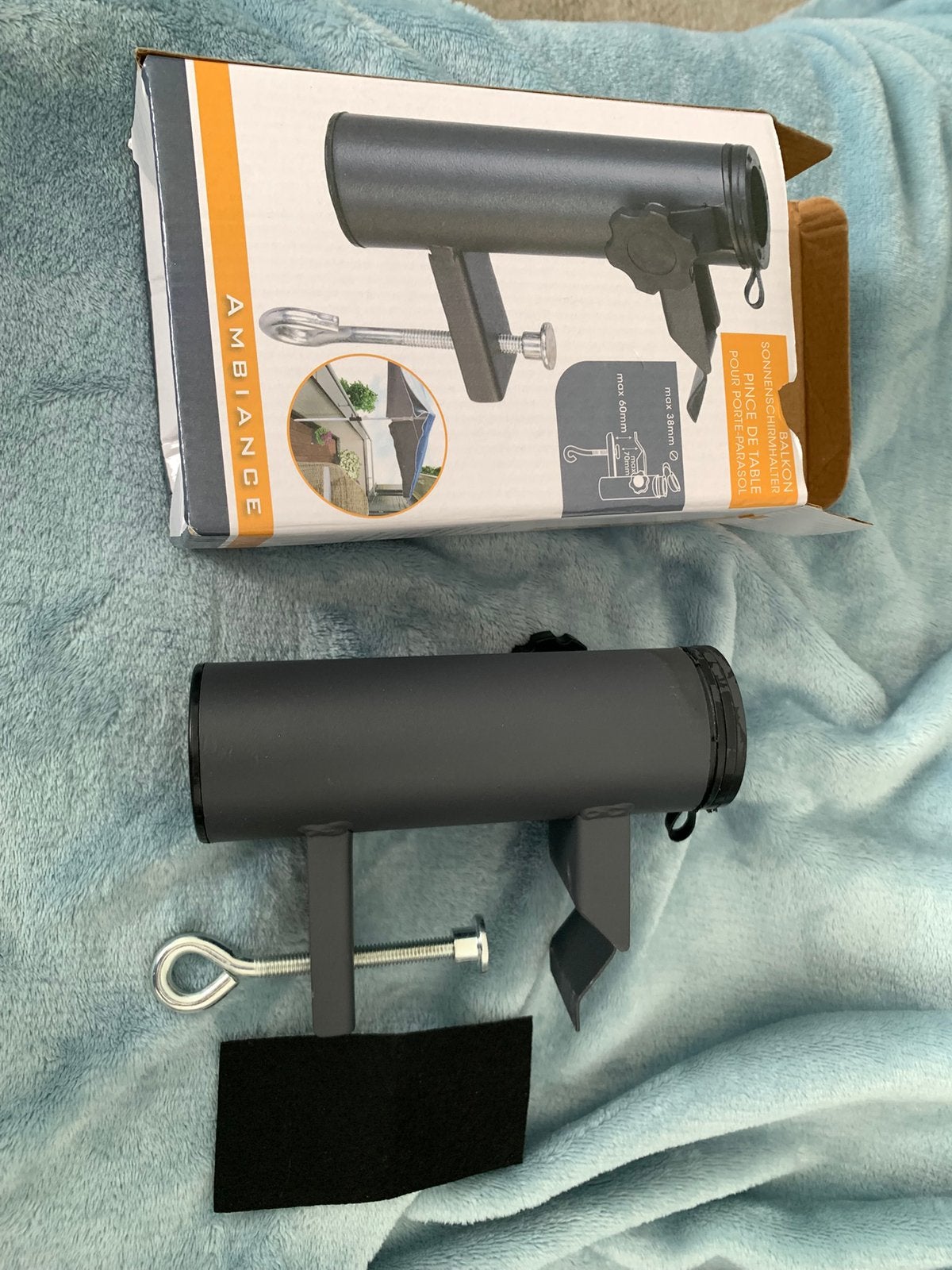 Ambiance parasolhouder voor balkon Nieuw!, Tuin en Terras, Parasols, Ophalen of Verzenden, Nieuw, Minder dan 1 meter, Overige typen