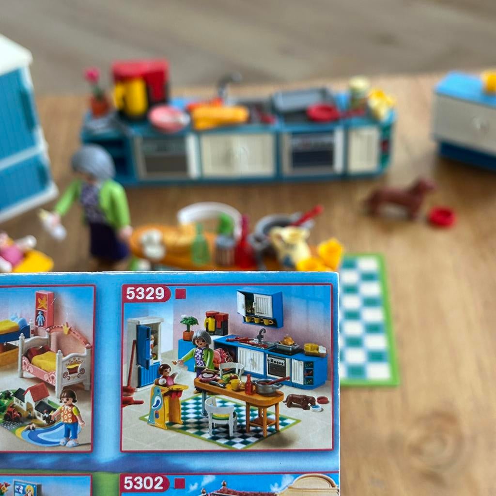 Playmobil keuken - set 5329, Ophalen of Verzenden, Zo goed als nieuw