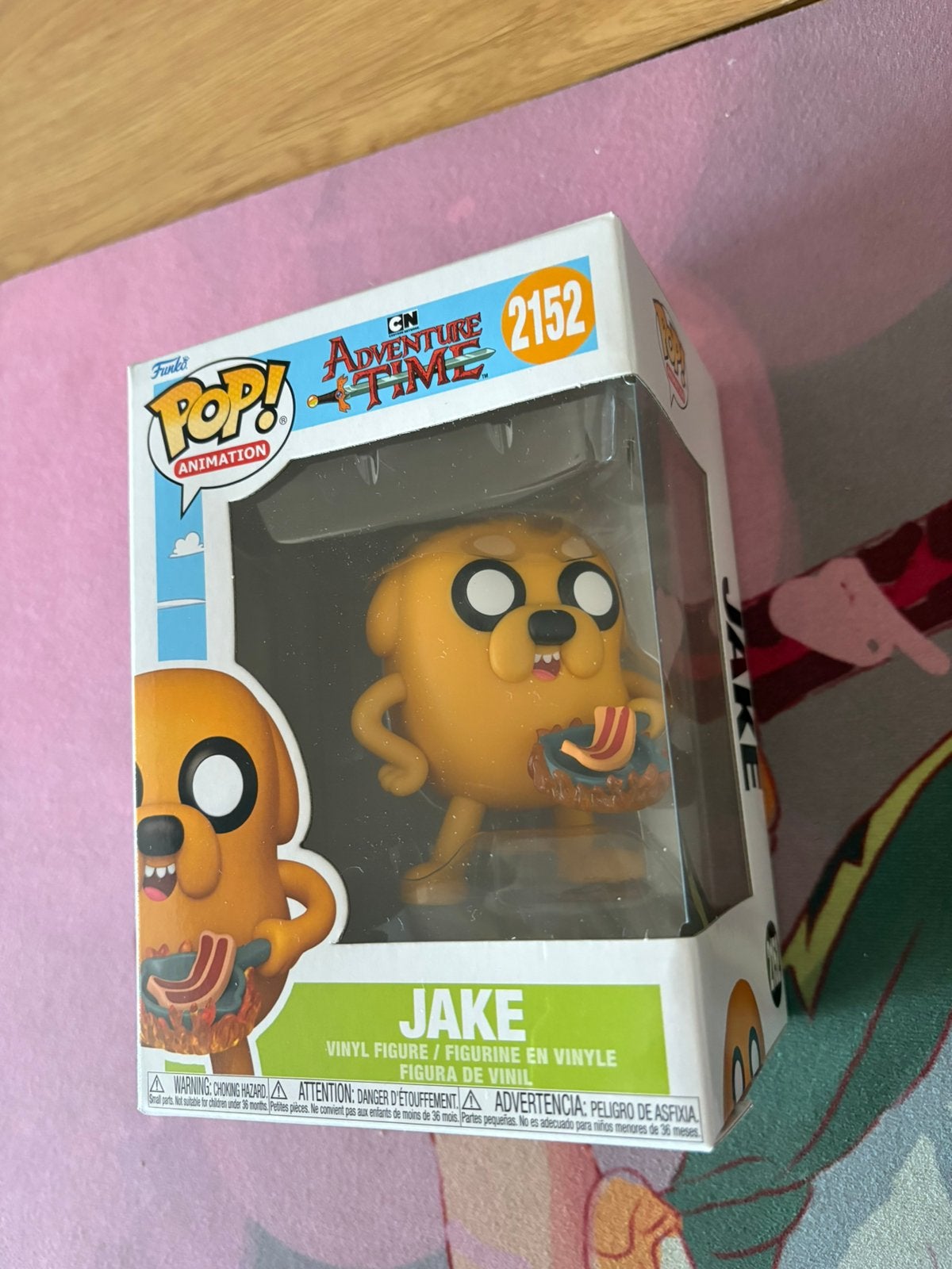 Funko Pop! Adventure Time Jake #2152 – Bacon Pancakes Figure, Funko Europe, Ophalen of Verzenden, Zo goed als nieuw, 4th floor, 1 Queen Caroline St, London W6 9YN, Verenigd Koninkrijk