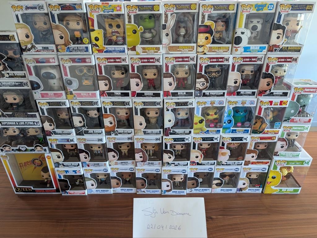 Grote collectie Funko Pop! figuren (diverse series), Ophalen of Verzenden, Zo goed als nieuw