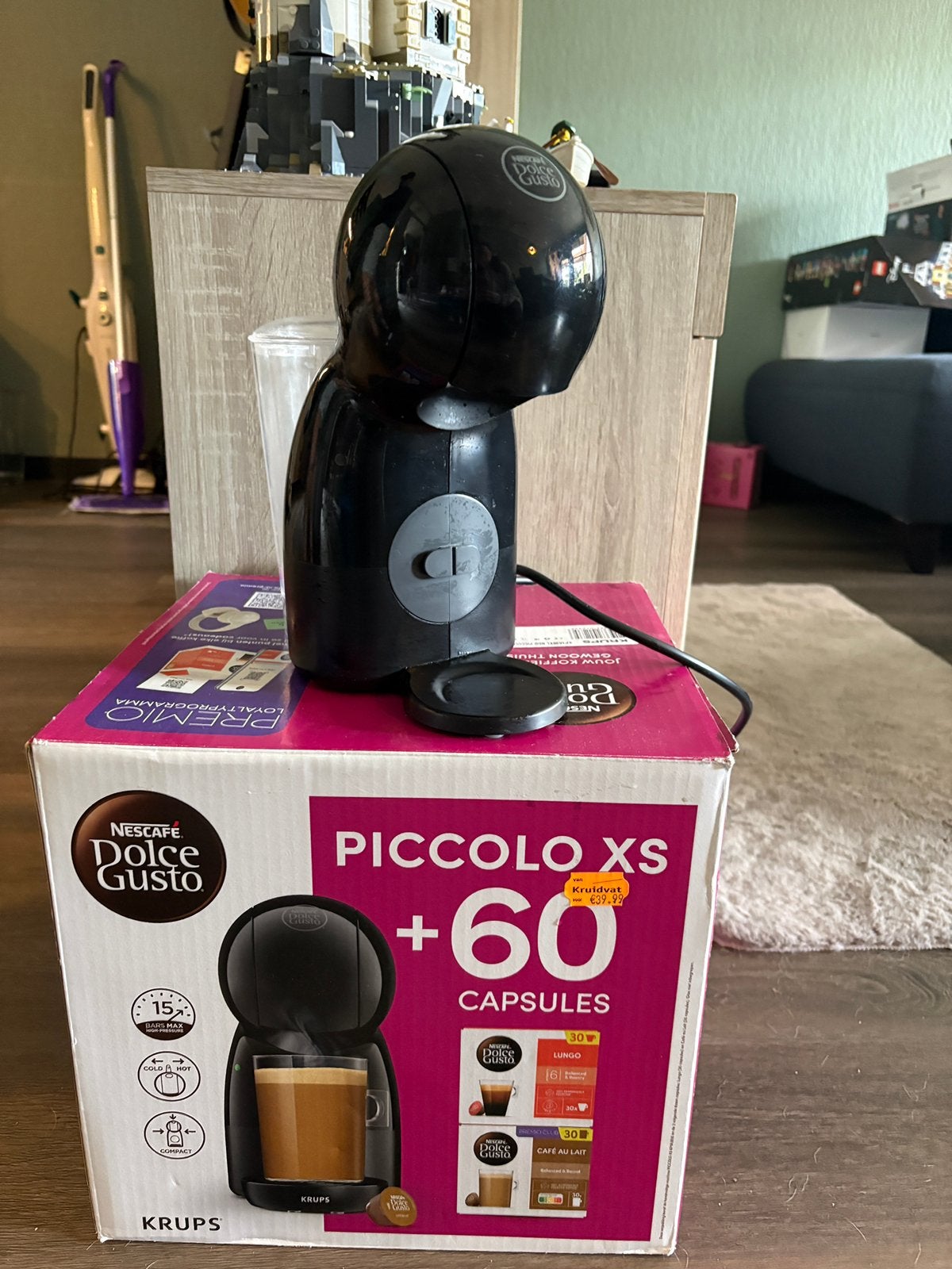 Nescafe dolce gusto piccolo xs, Ophalen of Verzenden, Zo goed als nieuw, Koffiemachine