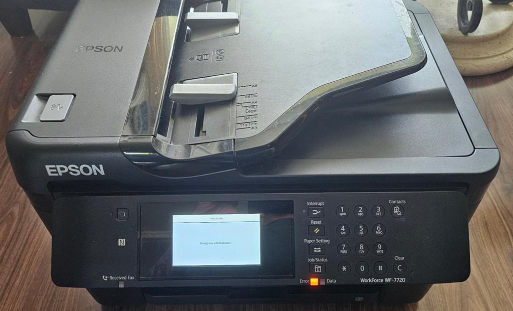 Epson WorkForce WF-7720 All-in-One Printer, Gebruikt, All-in-one, Draadloos, Ophalen of Verzenden